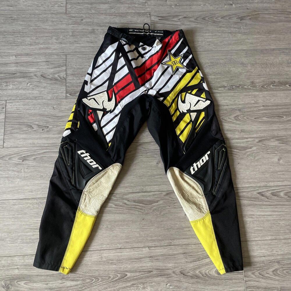 Thor Racing Rockstar Energy Phase Pant  Dirt Bike MX Motocross Youth Size 28